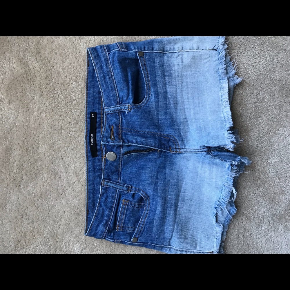 Faded Jean shorts